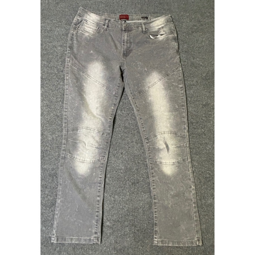 TRUTH SUBSTANCE Mens‎ 36x32 Gray Washed Denim Jeans Common Sense Style